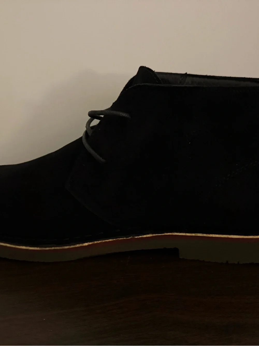 Propet Men's Black Suede Chukka Boots - Classic Lace-Up NIB